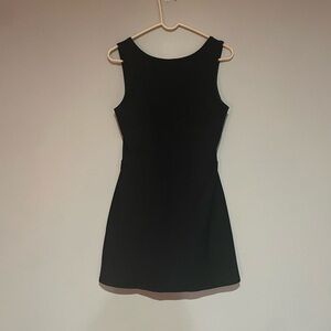 YPB - Sculpt Lux Dress - Chic Black Sleeveless Mini Dress